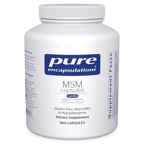 Pure Encapsulations MSM Capsules 360 Count | Sulfur Supplement for Joint Health, Immune Function, Hair, Skin & Nails thumbnail 1