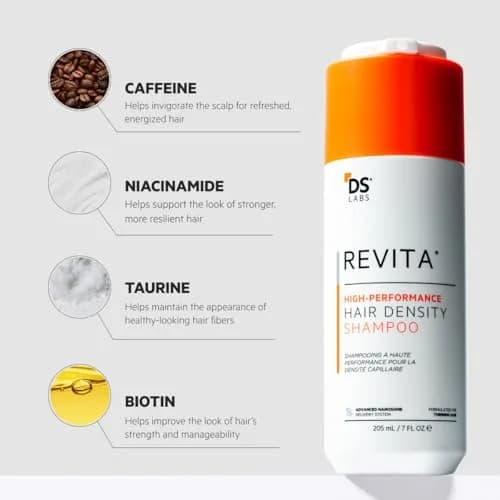 DS Labs Revita Hair Density Shampoo for Thinning Hair | 410ml (7 Fl Oz x 2) | Supports Scalp Wellness & Fuller Looking Hair thumbnail 5