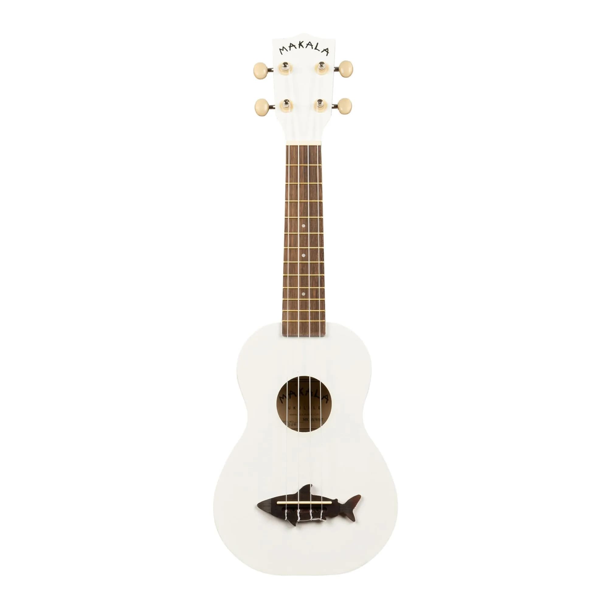 Kala Makala Shark Soprano Ukulele - Great White | Compact, Playful Design for Beginners - main product image
