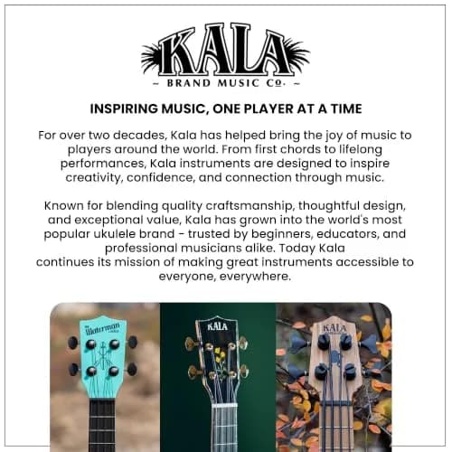 Kala Makala Shark Soprano Ukulele - Great White | Compact, Playful Design for Beginners thumbnail 9