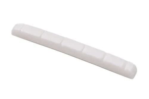Fender Vintage Style Stratocaster/Telecaster Electric Guitar Pre-Slotted Bone Nut, Cream | High-Quality Bone Nut for Vintage & Modern Guitars thumbnail 2