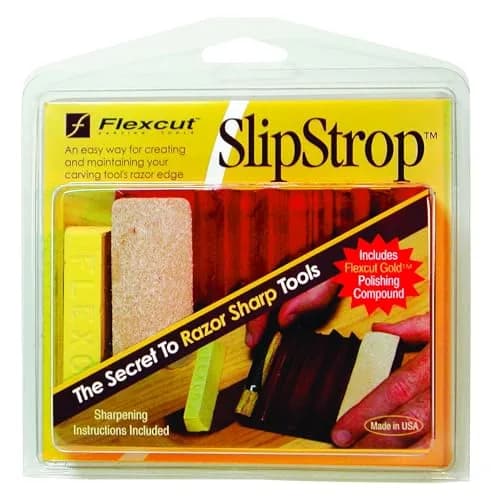 Flexcut SlipStrop Wood Carving Tool Sharpener with Polishing Compound | 156 g (5.5 oz) | USA-Sourced thumbnail 2