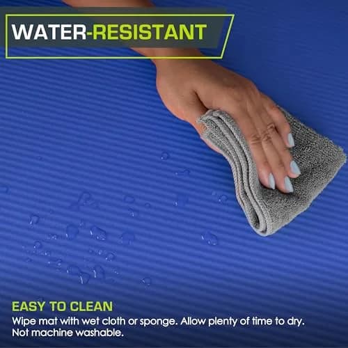 ProSourceFit Extra Thick Yoga and Pilates Mat ½” (13mm) 71-inch Long | High Density Exercise Mat with Comfort Foam and Carrying Strap thumbnail 4
