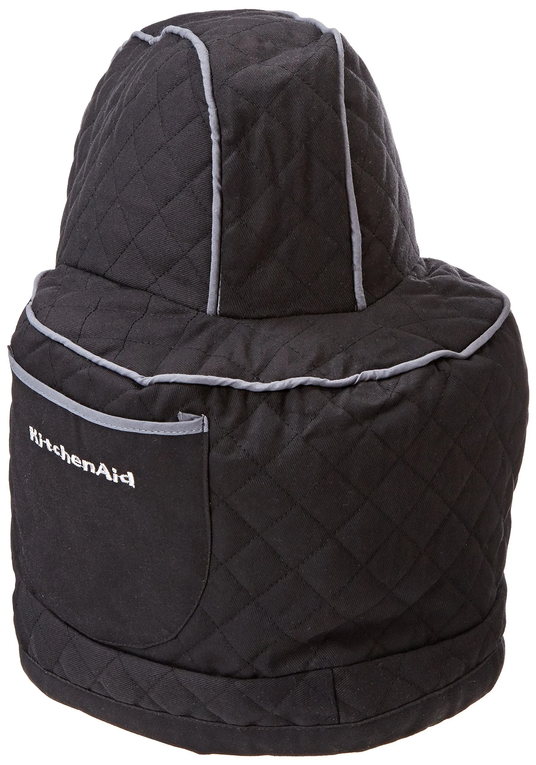 KitchenAid KSMCT1OB Onyx Black Fitted Stand Mixer Cover | Heavyweight Quilted Cotton for Tilt-Head Mixers — Onyx Black
