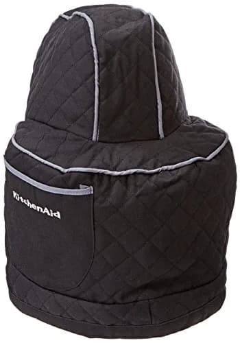 KitchenAid KSMCT1OB Onyx Black Fitted Stand Mixer Cover | Heavyweight Quilted Cotton for Tilt-Head Mixers thumbnail 1