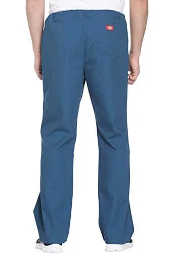 Dickies EDS Signature Men Scrub Pants Drawstring Caribbean Blue 2XL | Durable, Breathable & Versatile thumbnail 2