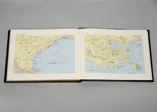 Graphic Image Genuine Leather Ship's Log/Journal, Blue 21.8 cm x 16.9 cm (8.78 x 6.75 inches) | Classic Style Notebook for Sea Voyages thumbnail 6