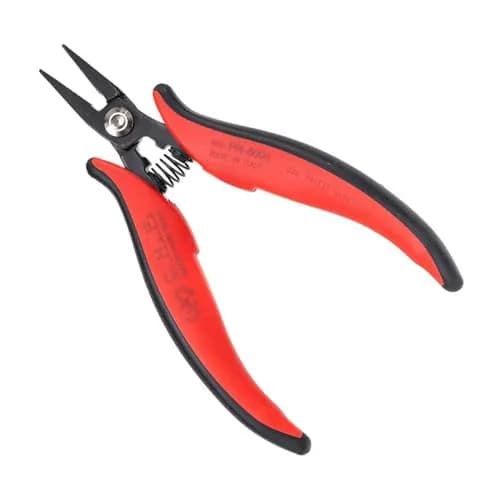 Hakko CHP PN-5004 Heavy-Duty Short-Nose Pliers, 19mm Smooth Jaws, 5mm Nose Width | Precision Electronics Gripping & Cutting thumbnail 1