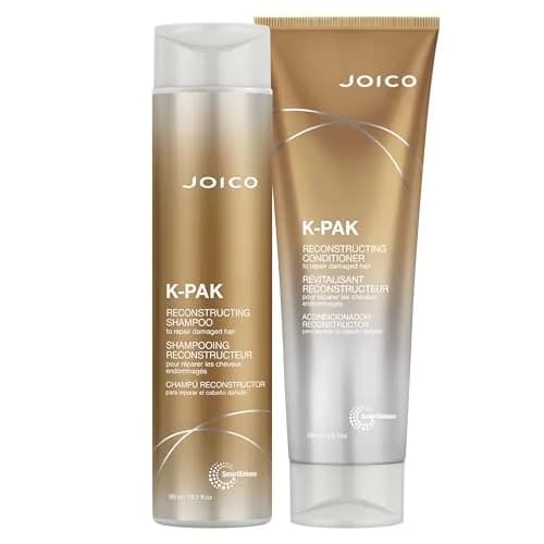 Joico K-PAK Daily Shampoo & Conditioner Set to Repair Damage 10.1 oz | Rebuilds & Hydrates thumbnail 1