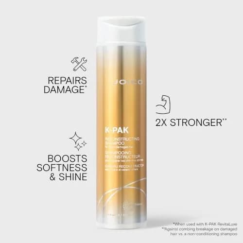 Joico K-PAK Daily Shampoo & Conditioner Set to Repair Damage 10.1 oz | Rebuilds & Hydrates thumbnail 3