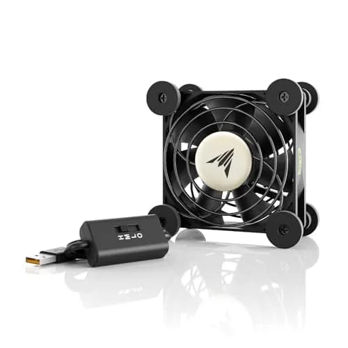 AC Infinity MULTIFAN S1 Quiet 80mm USB Fan | UL-Certified for Electronics Cooling thumbnail 1