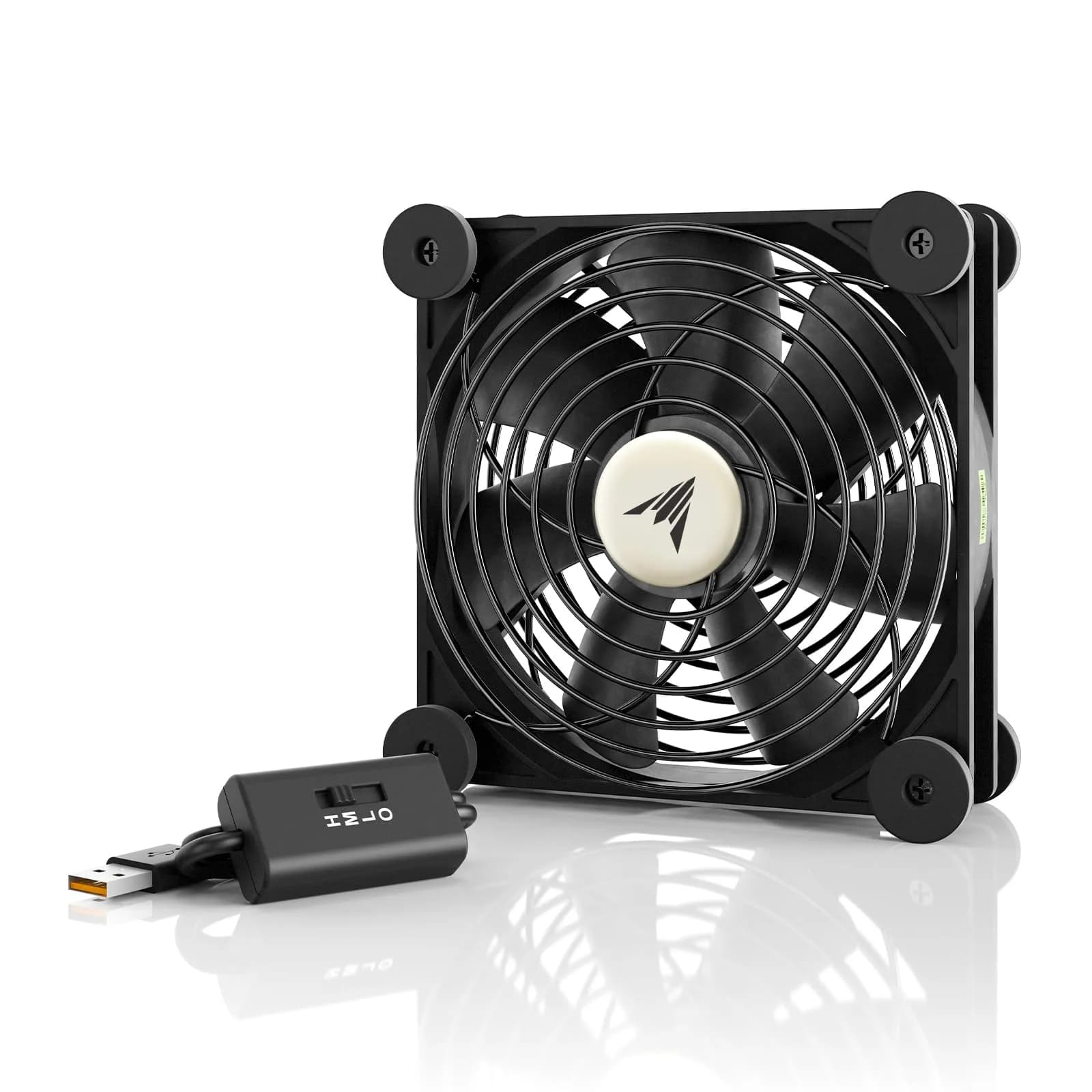 AC Infinity MULTIFAN S5 Dual 80mm USB Cooling Fans | 52 CFM, 18 dBA, UL-Certified — S3