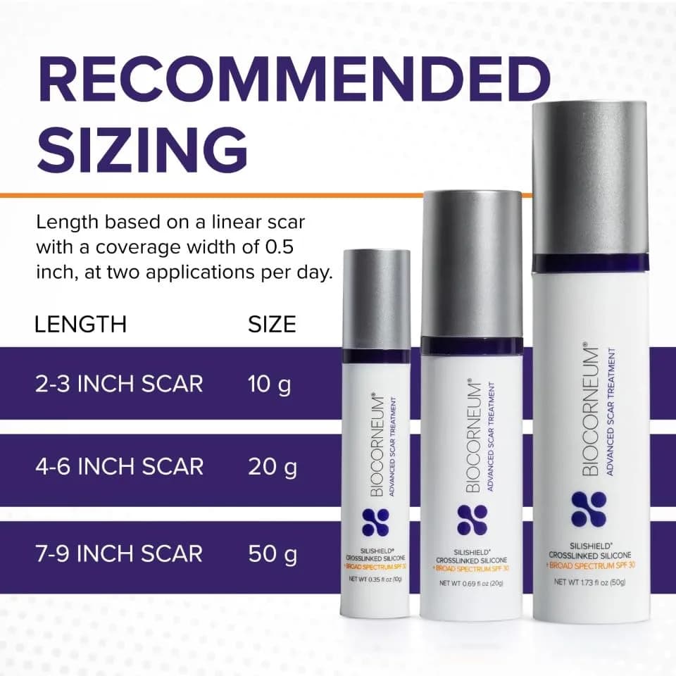 Biocorneum Advanced Scar Treatment with Silishield & SPF 30 (10g / 0.35oz) | Medical Grade Silicone Gel for Surgical Scars - view 4