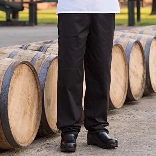 Uncommon Threads Unisex Cargo Chef Pant,Slate,Small | Modern Straight Leg Design for Comfort & Function thumbnail 3