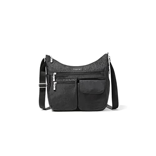 Baggallini Everywhere Crossbody Bag Black Cheetah Emboss 28cm (11in) | Stylish & Practical for Daily Travel thumbnail 4