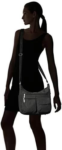 Baggallini Everywhere Crossbody Bag Black Cheetah Emboss 28cm (11in) | Stylish & Practical for Daily Travel thumbnail 2