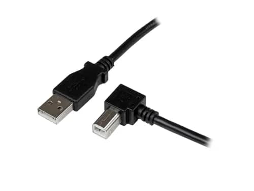 StarTech.com 2m USB 2.0 A to Right Angle B Cable | 200cm (6.6ft) Data Transfer Cord thumbnail 1