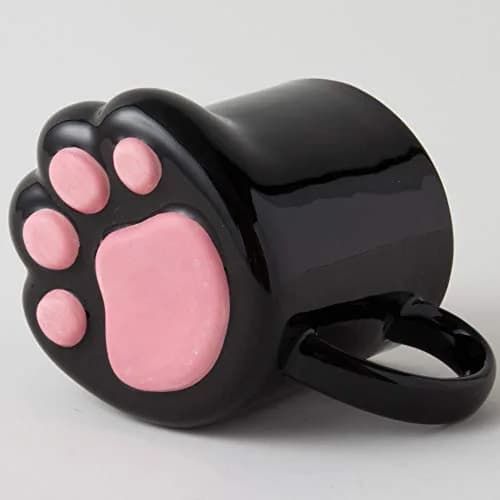 サンアート Black Cat Mug 8.5 fl oz | Cute Porcelain Drinking Cup for Home & Office thumbnail 6