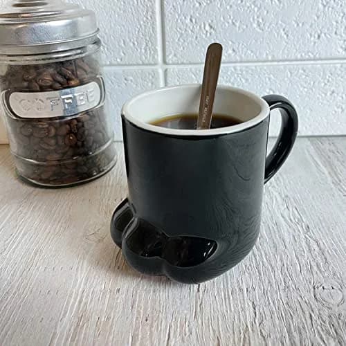 サンアート Black Cat Mug 8.5 fl oz | Cute Porcelain Drinking Cup for Home & Office thumbnail 7