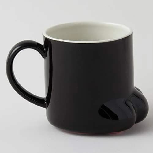 サンアート Black Cat Mug 8.5 fl oz | Cute Porcelain Drinking Cup for Home & Office thumbnail 3