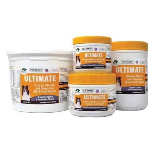 Dogzymes Ultimate Skin and Coat with Algal Oil and Organic Coconut | Omega-3 & Organic Ingredients (2 Pound) thumbnail 2