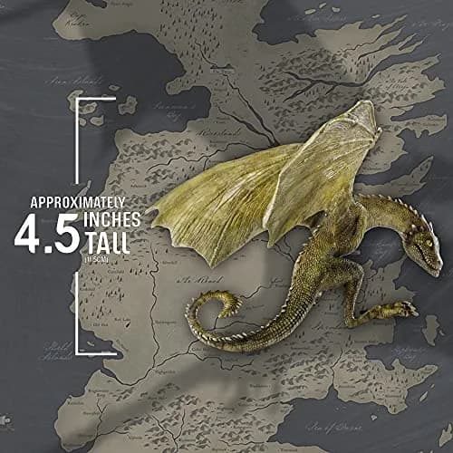 The Noble Collection Rhaegal Dragon Sculpt Figurine 11.4 cm (4.5 inches) | Officially Authorized by HBO thumbnail 4