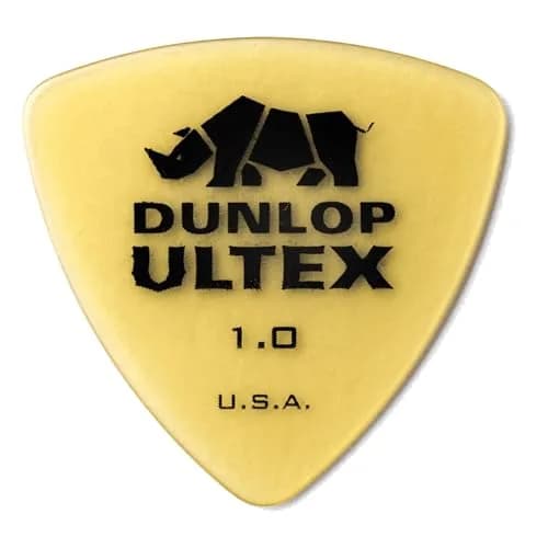 Jim Dunlop Ultex Triangle Pick 1.0mm (6 Pack) | Durable, Articulate Tone for Advanced Players thumbnail 3