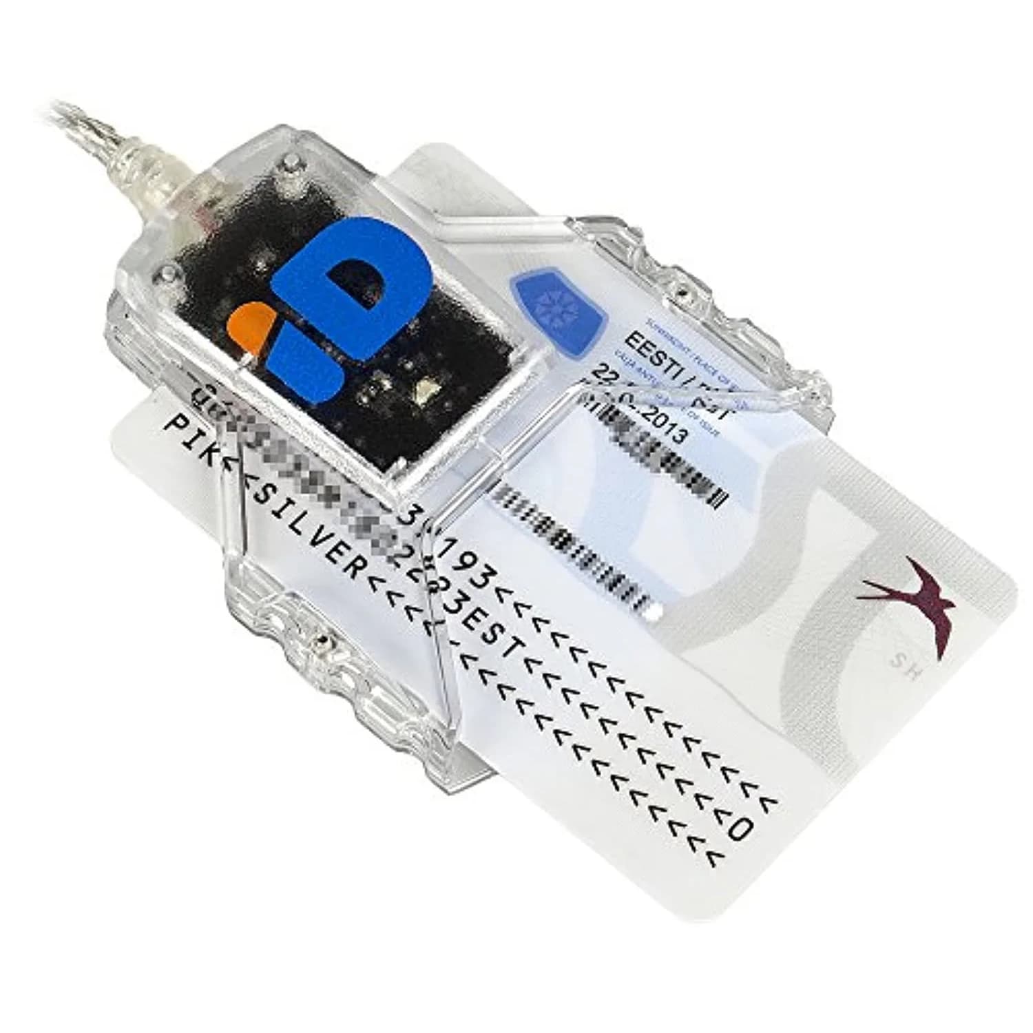 SCROY IDBridge CT30 USB Smart Card Reader | Transparent, 51g (1.8 oz) - main product image