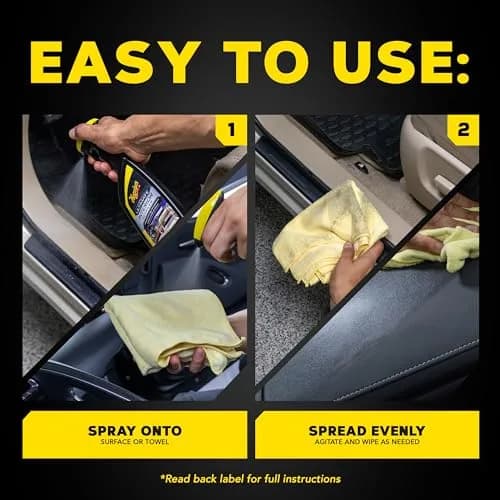 Meguiar's Ultimate Interior Detailer Spray 450ml (15.2 Fl Oz) | Cleans & Protects All Interior Surfaces thumbnail 8