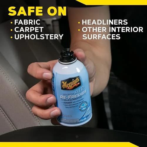 Meguiar’s Whole Car Air Refresher Odor Eliminator, Summer Breeze, 59ml (2 Fl Oz) | Permanent Odor Removal for Car Interiors thumbnail 8