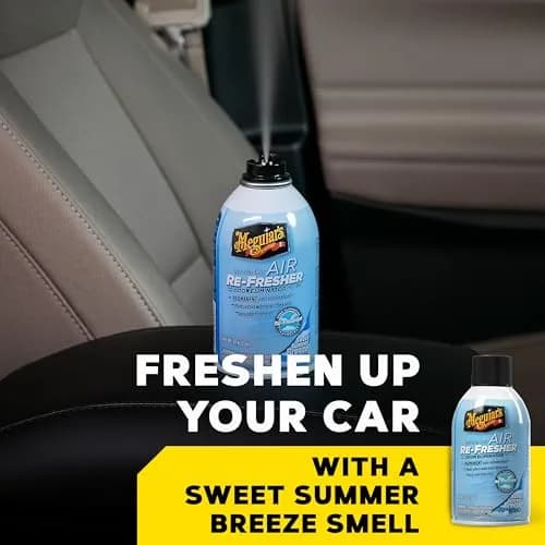 Meguiar’s Whole Car Air Refresher Odor Eliminator, Summer Breeze, 59ml (2 Fl Oz) | Permanent Odor Removal for Car Interiors - view 2