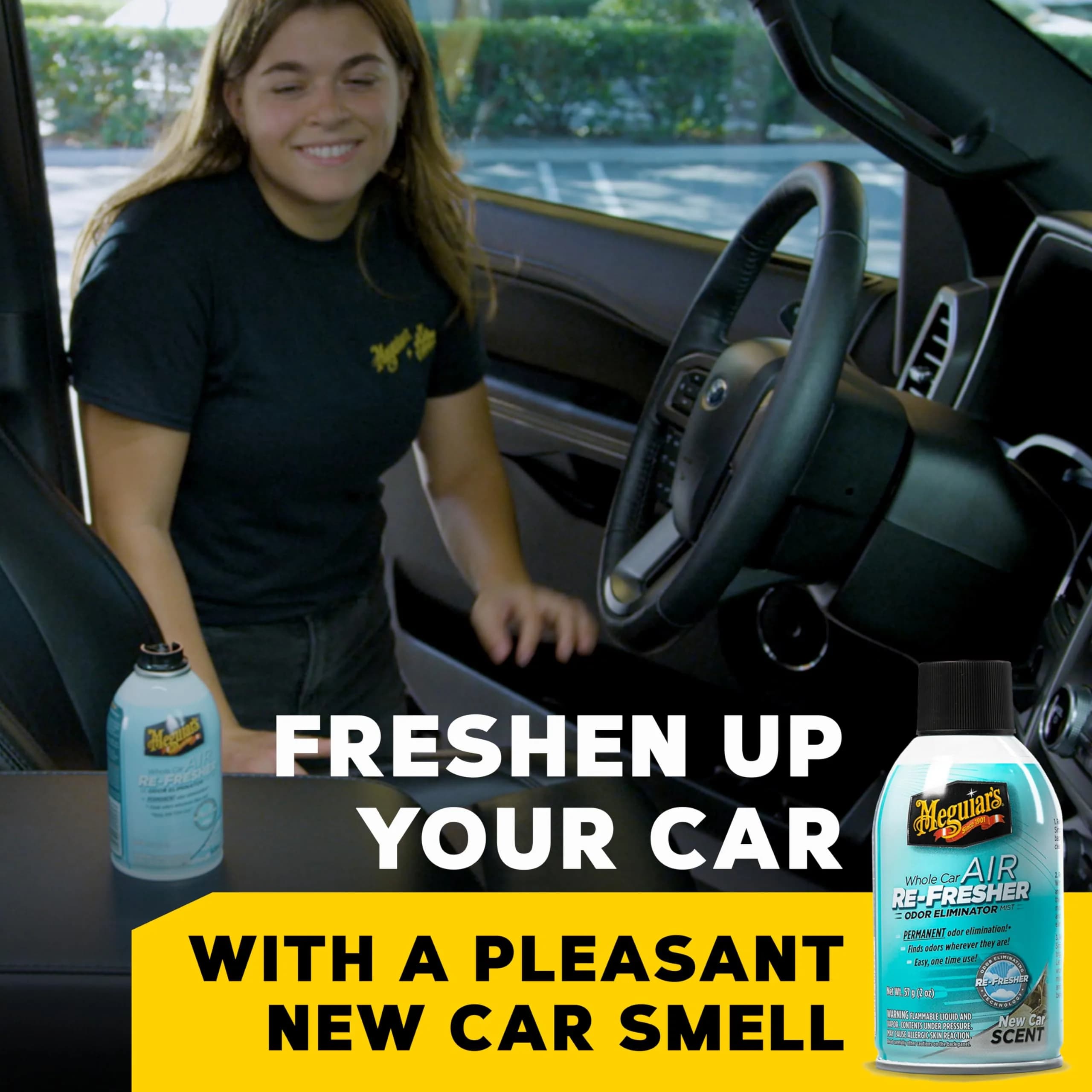 Meguiar's Whole Car Air Refresher Mist, New Car Scent, 2 Fl Oz (59 ml) - Pack of 1 - view 2