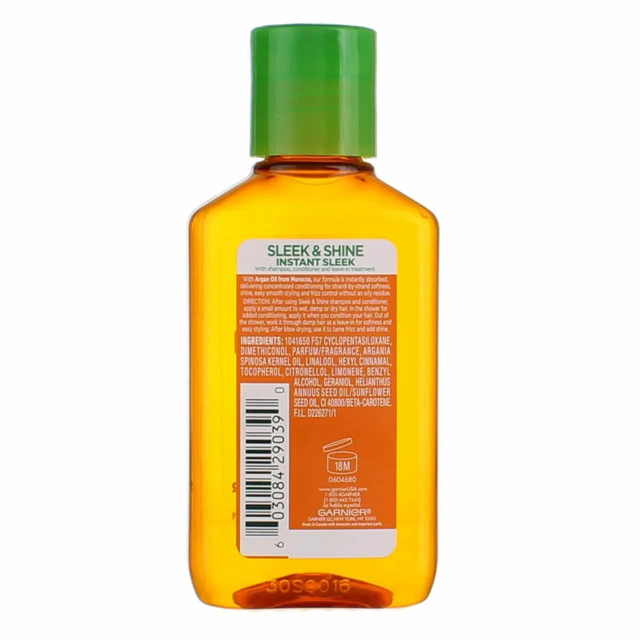 Garnier Fructis Sleek & Shine Moroccan Oil Treatment, 3.75 Ounce (111ml) - Pack of 6 - view 3