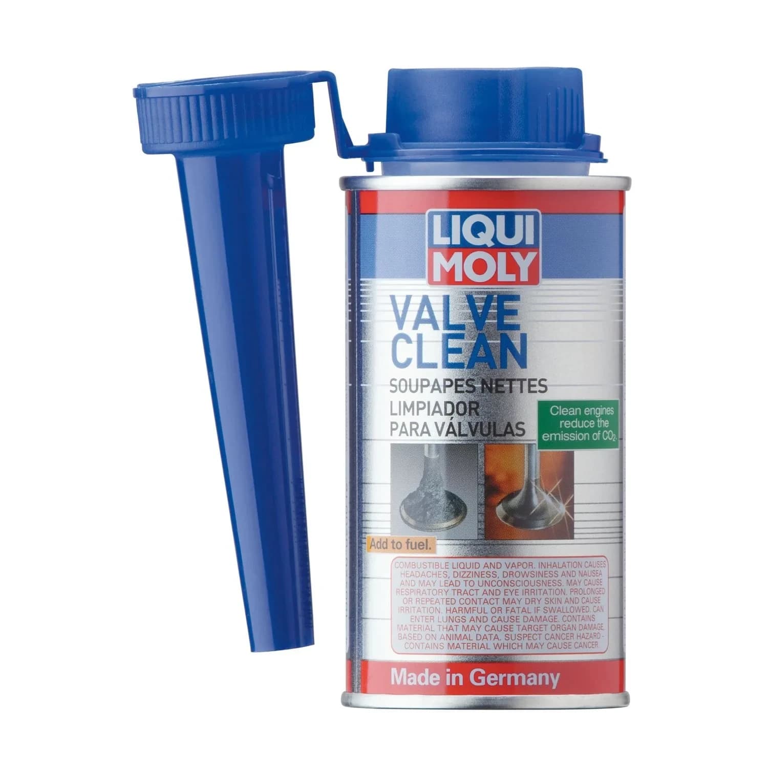 Liqui Moly Valve Clean Fuel System Cleaner 150ml (0.51 Fl Oz) | 12-Pack for Engine Performance
