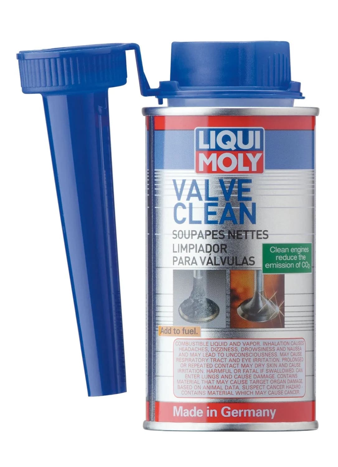 Liqui Moly Valve Clean Fuel System Cleaner 150ml (0.51 Fl Oz) | 12-Pack for Engine Performance