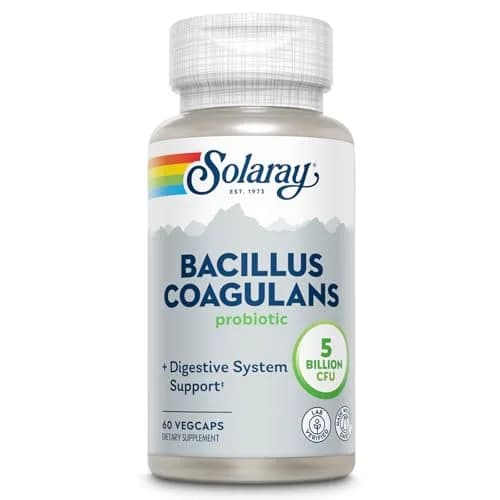 SOLARAY Bacillus Coagulans Probiotic 60 VegCaps | Digestive & Gut Health Support thumbnail 1