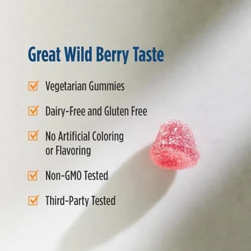 Nordic Naturals Vitamin D3 Gummies 120 Count Wild Berry | Supports Bones & Immunity thumbnail 4
