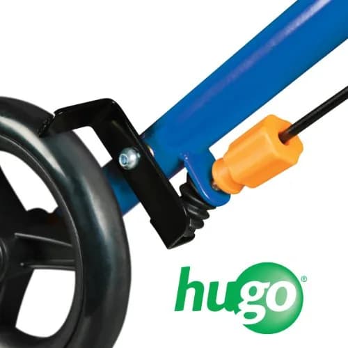 Hugo Sidekick Foldable Rollator Walker with Seat, Blueberry | Lightweight & Compact for Seniors thumbnail 4