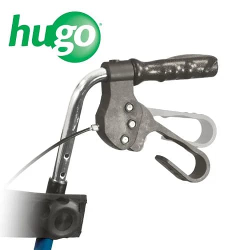 Hugo Sidekick Foldable Rollator Walker with Seat, Blueberry | Lightweight & Compact for Seniors thumbnail 3