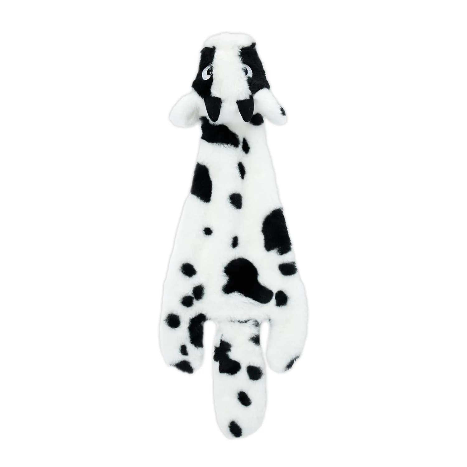 Best Pet Supplies 2-in-1 Stuffless Squeaky Dog Toy - Cow, Small | No Mess, Safe & Durable for Small Dogs - main product image