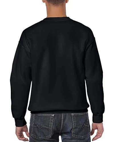 Gildan Heavy Blend Crewneck Sweatshirt Ash Medium | Pill-Resistant Air Jet Yarn thumbnail 2
