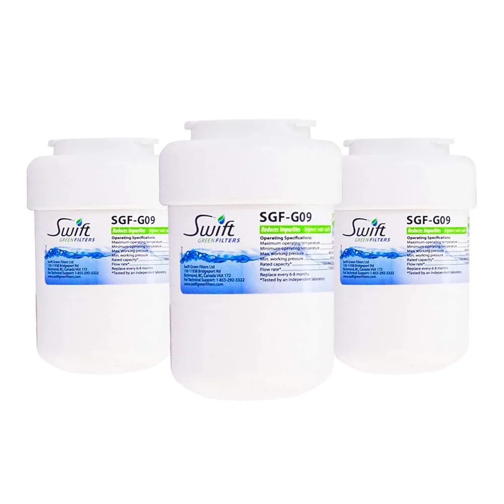 Swift Green Filters GE Replacement Water Filter MWF GWF GWFA 3 Pack | NSF Certified, BPA-Free, Made in USA - main product image