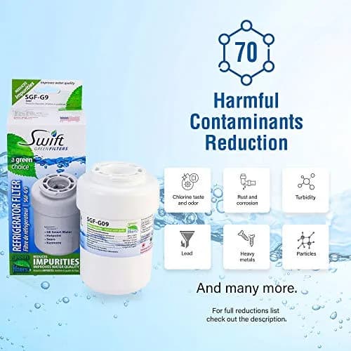 Swift Green Filters GE Replacement Water Filter MWF GWF GWFA 3 Pack | NSF Certified, BPA-Free, Made in USA thumbnail 2