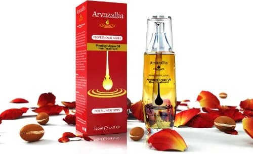 Arvazallia Argan Oil for Hair Treatment & Conditioner 3.4 Fl Oz | Nourishing, Repairing & Hydrating for All Hair Types thumbnail 2