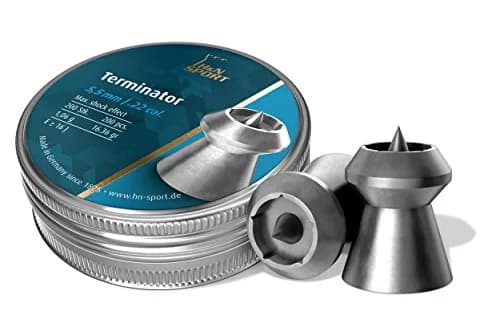 H&N Terminator Hollowpoint Airgun Pellets .22 Caliber 7.25/16.36 Grain | Accurate Hunting Pellets for Medium Range thumbnail 1