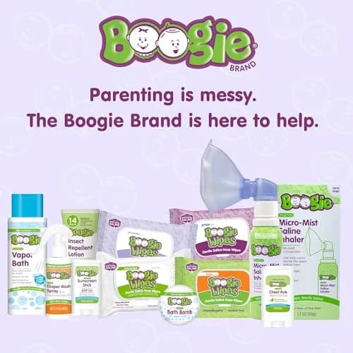 Boogie Wipes Saline Nose Wipes 90 Count | Gentle Allergy Relief for Stuffy Noses thumbnail 8