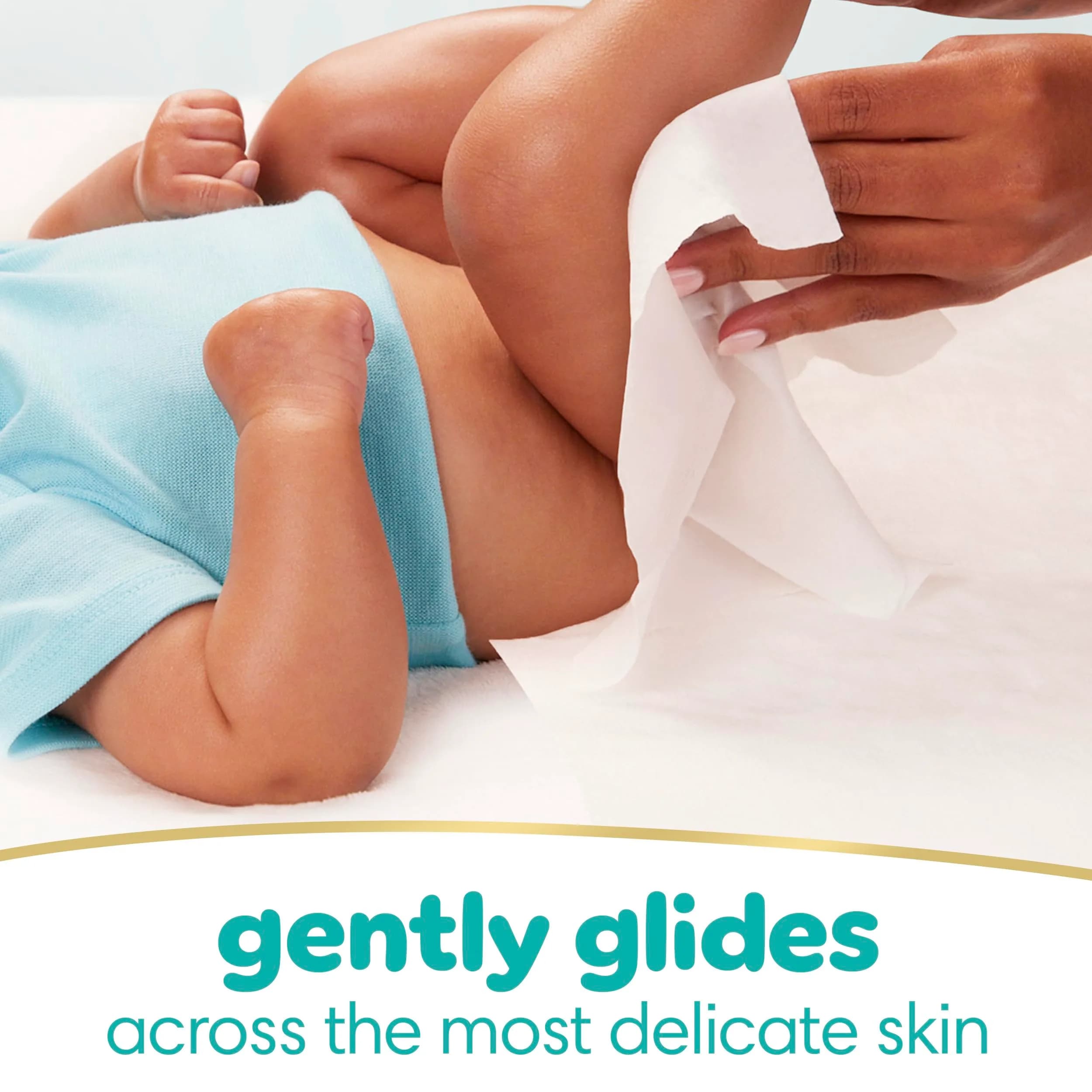 Pampers Sensitive Baby Wipes, 56 Count (1 Pack) | Hypoallergenic, Fragrance-Free, Clinically Proven - view 7