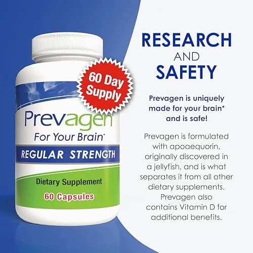 Prevagen Regular Strength with 7-Day Pill Minder, 60 Capsules | Brain Support & Organizing Aid thumbnail 5