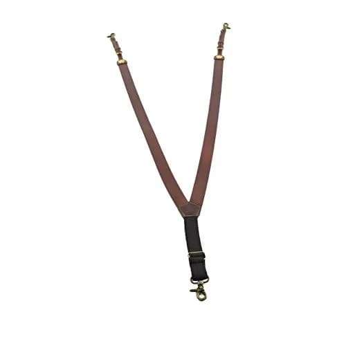 Nocona Belt Co. Bullet Concho Gallus Leather Suspender | Western Style, Heavy Duty Cowhide, Tan, Large (N8514202) thumbnail 2