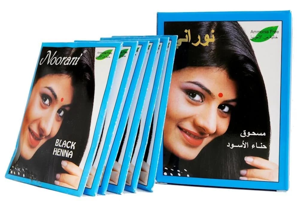 Noorani Black Henna 6 Pack | Natural Grey & Fashion Shades, Herbal Paste (60g each) - main product image